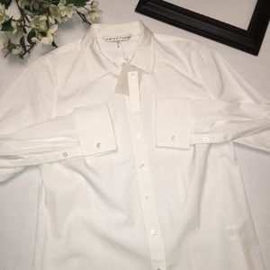 Trina Turk long sleeve fitted button down medium